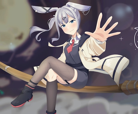 サムネ3千円！立ち絵5千円！イラスト制作します 動画用、Vtuber活動用、TRPG、観賞用その他なんでも！ イメージ2