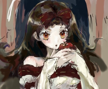 かわいい女の子の絵を描きます 似顔絵大歓迎です！かわいい絵を描かせてください！♡ イメージ2