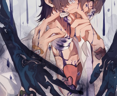 情緒あるイラスト提供します サムネやポスターなど、一瞬で人を惹きつけたいと思う人へ イメージ2