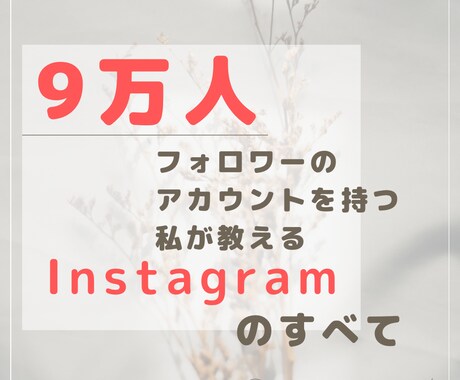 インスタの始め方、続ける為のマインド教えます インスタアカウントを1から作るお手伝いと大事なマインド講座 イメージ1