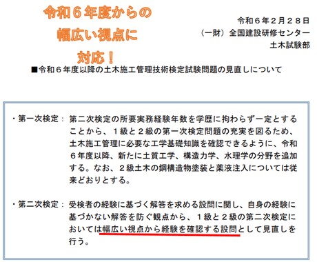 １級土木　第二次試験　論文ネタ一緒に考えます 令和６年度からは「暗記戦法」が通用しません！ イメージ2