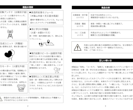友達やパートナーに贈る、オリジナル取説作ります 読めばほっこり、相手をもっと理解できるギフト イメージ2