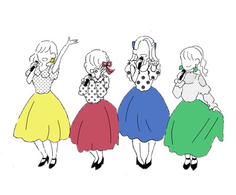 使いやすくシンプルなイラストを描き(似顔絵可)ます シンプルだけどかわいい、使いやすい イメージ2