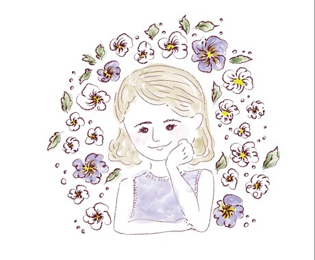 ナチュラルなテイストのイラスト描きます 手描きのナシュラルで優しい雰囲気のイラストをお探しの方へ イメージ2