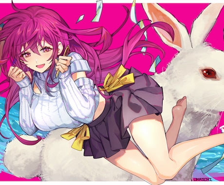 あなたの活動にご協力！キャラクターイラスト描きます 漫画・アニメ風の全身イラスト、複数人を描くのが得意です！ イメージ2