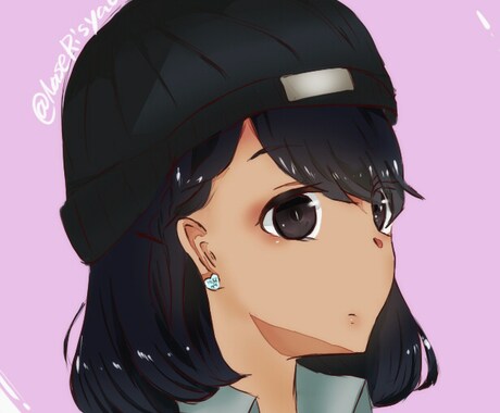 ＳＮＳアイコン描きます オリジナル、女の子のイラスト･:*+. イメージ2