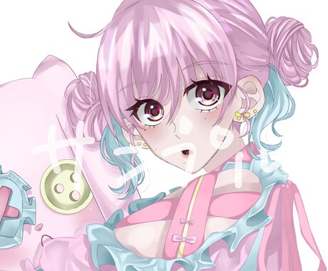 かわいい女の子イラストを提供します バストアップのアイコンイラストを作成させていただきます イメージ2