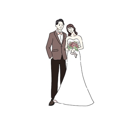 恋人や友人との思い出の写真からイラスト作成します 誕生日　ウェディング　記念日　カップルや友達のプレゼントに♪ イメージ2