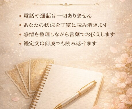 待つ？手放す？迷いの答えを文章占いで伝えます 不安で立ち止まった心を、言葉で整理する鑑定です イメージ2