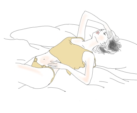 おしゃれで気怠い女性イラスト描きます 気怠く、アンニュイな雰囲気のおしゃれな女性を描きます。 イメージ1