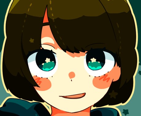 絵柄A   SNSのアイコン、かわいく描きます 可愛い絵柄がお好きな方に！優しい色使いのほのぼの系の絵です。 イメージ1