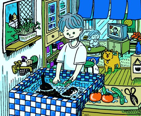 お店のやお家のイラスト描きます お店のPRに使える雰囲気のいい風景画！(基本ハガキサイズ) イメージ2