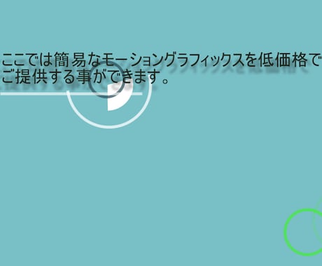 シンプルアニメーション作ります■説明やロゴを映像にする事で視認性UP↑ イメージ2