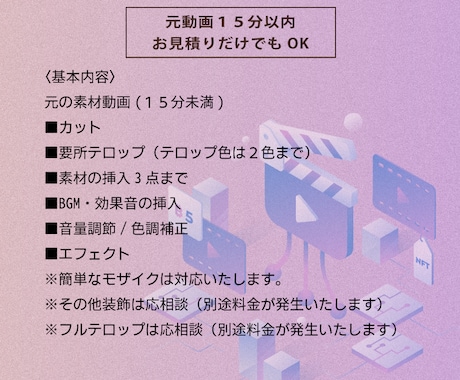 まじめで丁寧に動画編集いたします 【＼ご相談だけでもOKです／】 イメージ2