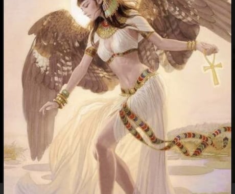 女神イシス六芒星統合ヒーリングアチューメントします エジプトの女神イシスの愛のヒーリングで、統合を伝授します イメージ1