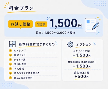note記事を構成から作成します 伝えたいことを、読みやすいnote記事に仕上げます イメージ2