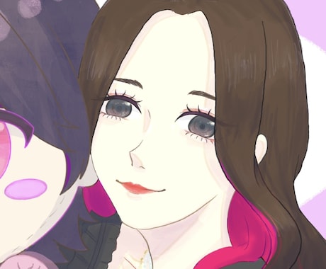 あなただけのアイコン描きます 推し活、SNS活動で使用できるオリジナルアイコン制作！ イメージ1
