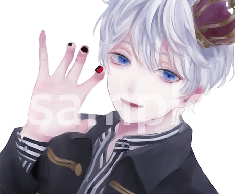 リアル〜アニメ系まで様々な絵柄のアイコンを描きます 絵柄、塗り方など指定できます！ イメージ2