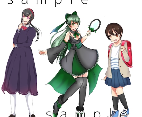 全身立ち絵作成します TRPGなどで使える立ち絵をアイビスで描かせていだきます。 イメージ2