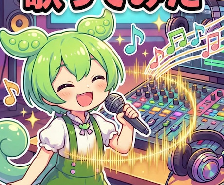 ずんだ【歌ってみた】動画編集ずんだもんに歌わせます あなたの好きなあの曲を、ずんだもんが可愛く歌い上げます！ イメージ1
