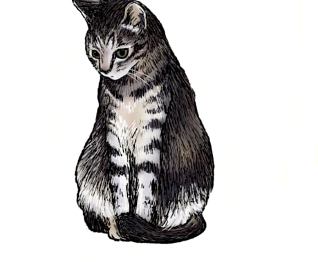 データでお届け／ペットの似顔絵作成します オリジナルグッズやアイコンにご利用ください イメージ1