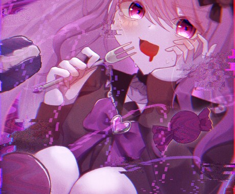 キラキラかわいいイラスト作成します 活動用にも個人用にも！最安値で描かせていただきます！ イメージ1