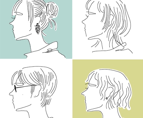 シンプルおしゃれ！線画アイコンをお描きします イメージ1