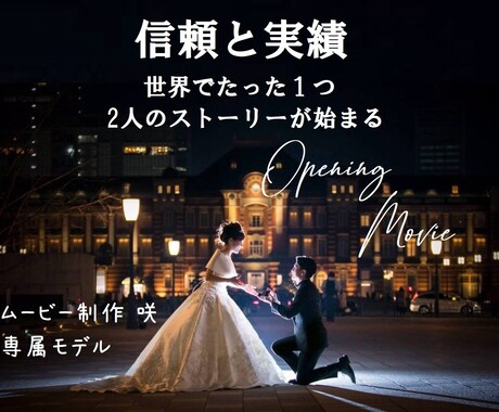 年間100組以上！信頼と実績！がございます 高クオリティのプロフィールムービー イメージ1