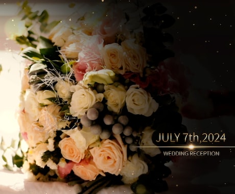 グレイテストショーで結婚式ムービー制作します ISUM申請代行込み！動画挿入可！大迫力の演出で盛り上がる♡ イメージ1