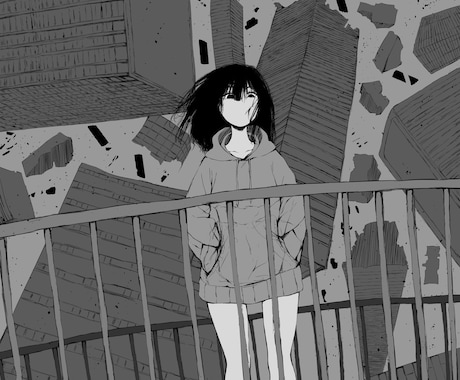 イラストオーダー✩﻿ここページ イラスト描きます 商用OK！ダークな女の子やモンスター描きます | ココナラ