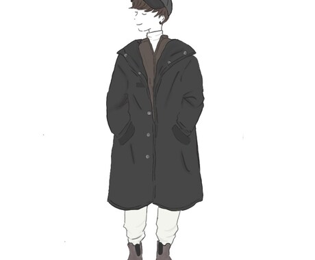 お洒落な似顔絵/アイコン描きます シンプルお洒落な自分をアイコンに！プレゼントにも◎ イメージ2