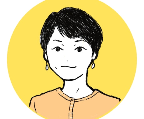 シンプルでやさしいタッチの似顔絵描きます イメージ1