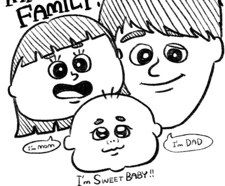 特徴を活かした愛嬌たっぷりの似顔絵描きます SNSアイコン、待ち受け、様々な用途にいかがでしょうか☆ イメージ2