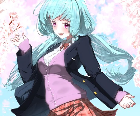 Vtuber等一枚イラスト描きます 誕生日やイベントに使うイラスト制作いたします(商用可) イメージ2