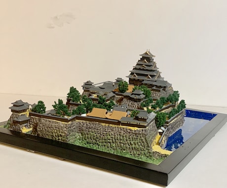 日本のお城のジオラマ模型　約5,000城が作れます 有名なお城だけでなく、今は何も残って居ないようなお城も可能 イメージ1