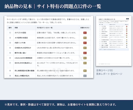 SEO無料診断と対策提案｜上位表示の戦略を渡します 検索順位が伸びない原因を診断！AI検索対応の戦略も納品 イメージ2