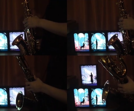 現役プロがサックス演奏（多重録音可）を録音します 音大卒の確かな技術！防音室＆高音質マイクで音を届けます！ イメージ1