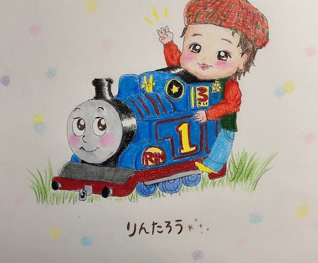 小さいお子様andキャラクターのイラスト描きます イメージ1