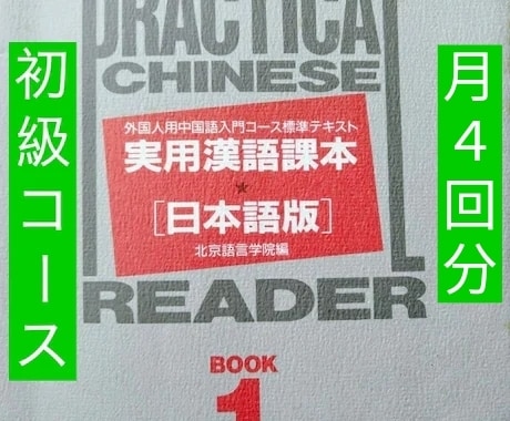 丨初心者向け丨中国語の発音・会話・文法が学べます 【月額制4回分】✅八割が発声練習、✅二割が文法解説です。 イメージ1