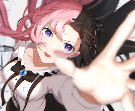 可愛い、カッコいい女の子のイラスト作成いたします アイコン、サムネ、立ち絵などを作成します イメージ2