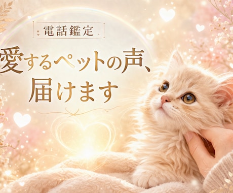 電話鑑定・愛するペットの声、届けます ペットの気持ちが知りたいあなたへ イメージ2