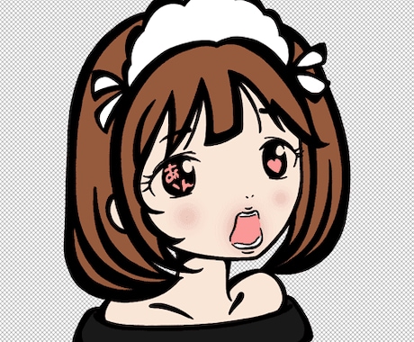 写真からカワイイ似顔絵を描きます イメージ1