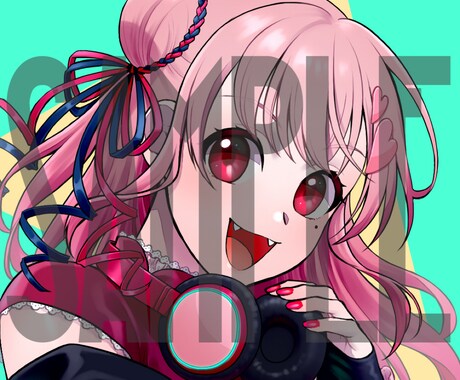 SNS用アイコン・動画用サムネ・立ち絵等描きます 他に三面図、キャラデザなどなんでもご相談ください！ イメージ2