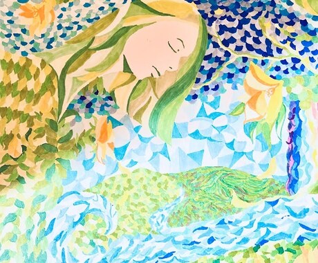 コピックマーカーで彩る理想のイラストを創ります 独特の色彩や模様を用いたイラストを イメージ2