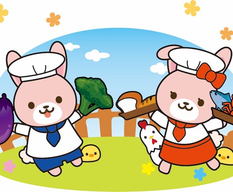 商用利用可・手描きイメージのパスデータ作成します 手描きのイメージをパスデータにしてお届けします イメージ1