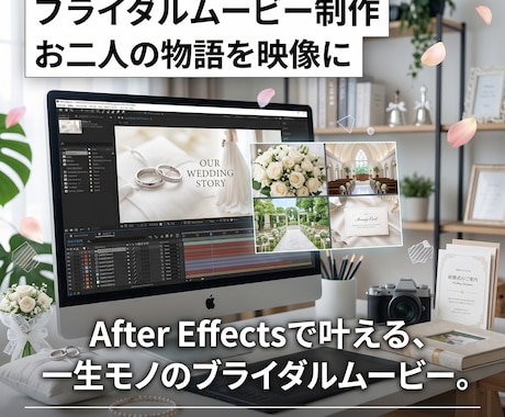 結婚式動画、ブライダルムービー制作します イメージ1