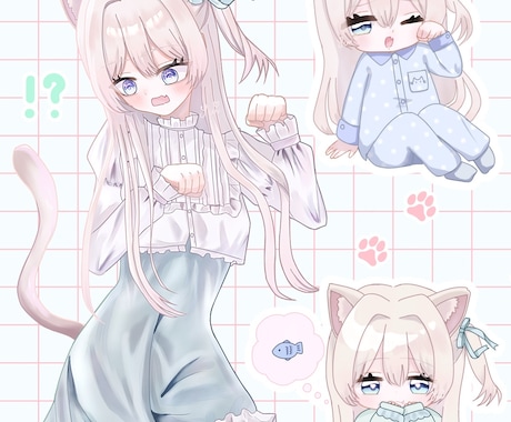 イラストやアイコンを制作します ご希望に沿ったかわいいイラストにします！ イメージ2