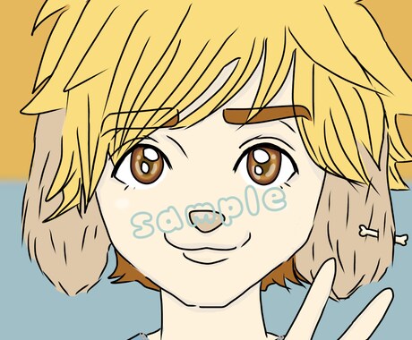 獣人風アイコン作ります SNSアイコンに、印象に残るアイコン イメージ2