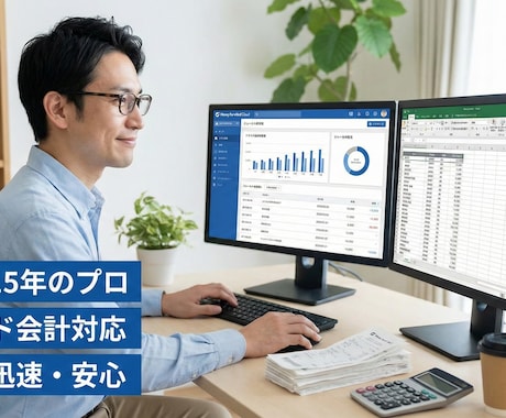 経理歴15年のプロが領収書丸投げの記帳代行します 経理歴15年の現役経理が、あなたの「面倒」を引き受けます！ イメージ1