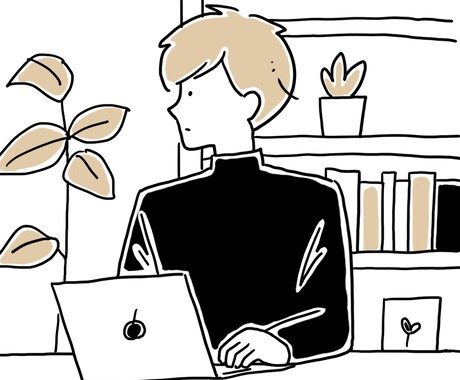 シンプルでおしゃれなイラストアイコンを制作します いただいた写真から似顔絵風イラストにすることも可能です◎ イメージ1